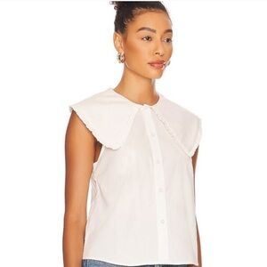 WeWoreWhat Ruffle Collar Top